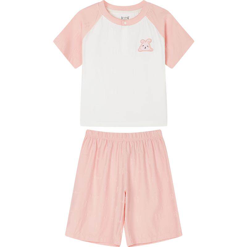 ibaby×outlast太空舱恒温短袖儿童套装家居服短裤夏薄款睡衣睡裤