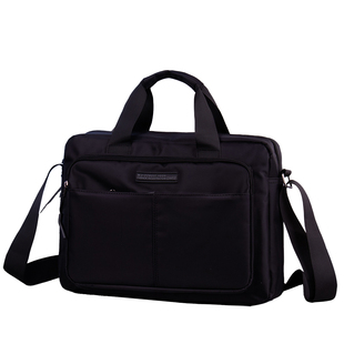 新款男士斜挎包牛津布公文包男款大容量商务男包帆布休闲手提男包