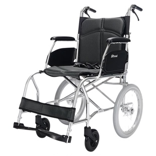 中进智行客457A便携折叠轮椅轻便旅游铝合金代步车手推车老人专用