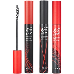 易梦玲王霏霏同款clio睫毛膏珂莱欧kill lash防水不晕染红黑管01