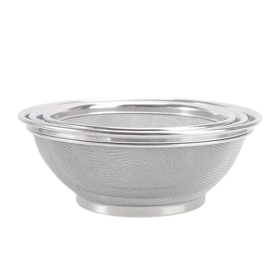 厨房不锈钢洗小米芝麻洗菜篮子沥水篮洗菜盆网篮圆形淘米篮洗米筛