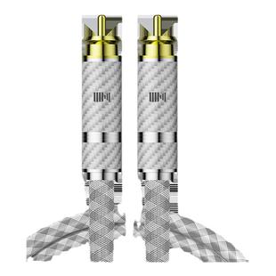 开博尔纯银数字同轴线hifi发烧莲花头SPDIF低音炮coaxial连接线