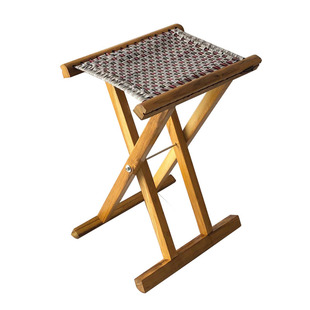 加高加厚52cm槐木实木马扎折叠凳便携钓鱼凳烧烤户外家用马扎子