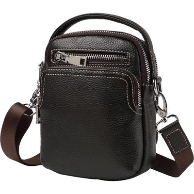 迷你斜挎包男土真皮头层牛皮休闲小型小包轻便时尚简约单肩包男仕