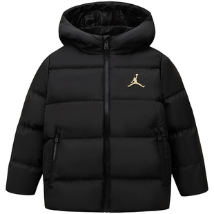 Jordan童装儿童羽绒服男女童2025冬季新款加厚保暖外套JD2532256
