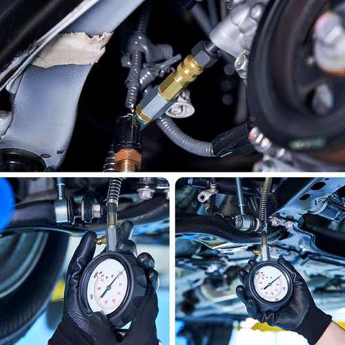 机油压力表TU-12发动机汽车压力表机修气缸套仪表检测油压表组合