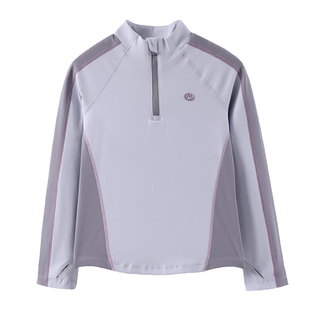 半度闲女童立领运动打底衫洋气春装2025新款儿童春秋款休闲上衣潮