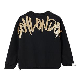 【加绒】BOY童装 秋冬卫衣圆领套头长袖加厚保暖上衣男女童中大童