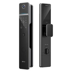 公牛家用防盗智能门锁指纹密码3D人脸识别掌静脉大屏电子锁Q12PF