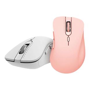 雷神ML101无线鼠标办公鼠标商务静音轻便2.4G小巧女生粉色白色