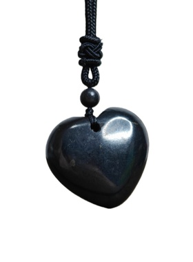 小众ins风甜酷爱心项链次石墨