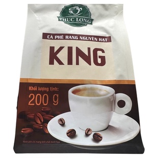 越南代购PHUC LONG福隆MOKA咖啡豆CULI KING ROBUSTA滴漏浓黑咖啡