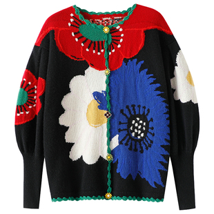 疯狂打call~爱到不行!加厚100%纯山羊绒开衫女羊绒毛衣针织外套