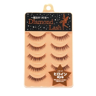 日本假睫毛女Diamond Lash自然浓密素颜仿真网红短款半截眼尾加长