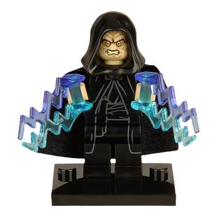 兼容星球大战人仔欣宏205帕尔帕庭积木西斯皇帝 sw634 闪电 75093