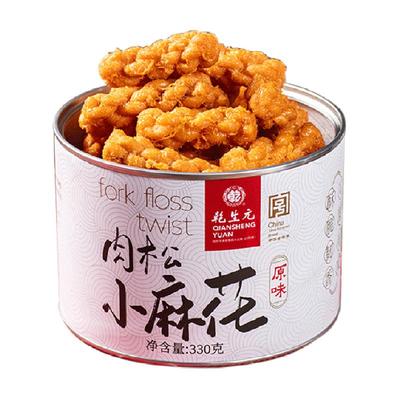 乾生元肉松麻花罐装330g