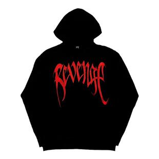 revenge帽衫高街嘻哈刺绣字母LOGO情侣连帽卫衣外套XXXtentacion