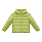 雪中飞2026春新款男女童90绒连帽经典排骨羽绒服纯色简约百搭舒适