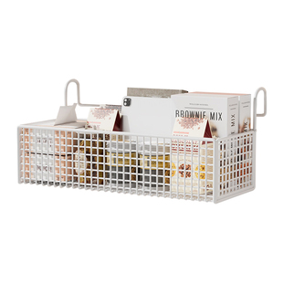 宿舍床边挂篮床头置物架免打孔大学生上下铺零食架寝室收纳篮神器