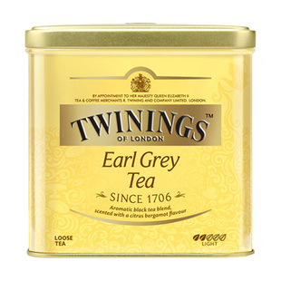 英国川宁Twinings豪门格雷伯爵红茶500g进口茶叶罐装烘焙奶茶专用