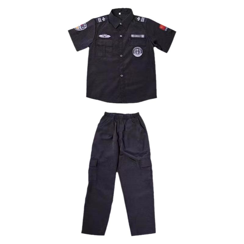 儿童警官特警演出服套装军装男女童特种兵军装学生警察当兵表演服