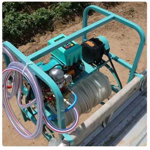 自动收放管电动打药机 48V高压喷雾器 精德三轮车悬挂式打药神器