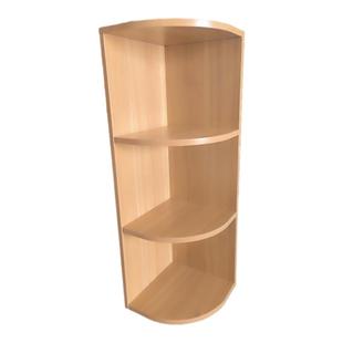 ENF/E0实木弧形转角柜置物架衣柜边柜三角拐角柜墙角扇形18mm板厚