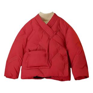 新中式纸样裁剪图1561儿童V领羽绒服外套diy缝纫裁剪设计图样板