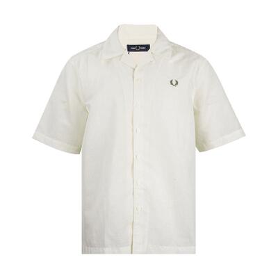 FREDPERRY刺绣短袖衬衫男士