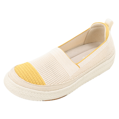 Pansy轻便透气一脚蹬飞织渔夫鞋