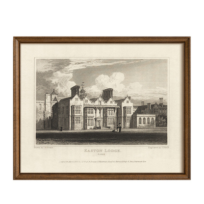 城堡庄园法式复古装饰画