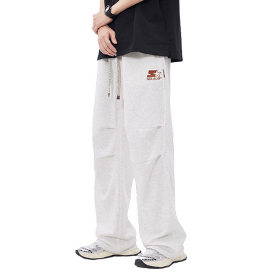 HomePanda宽松直筒休闲运动裤男