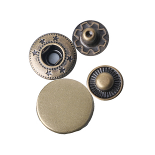 40套盒装摁扣金属四合扣羽绒服钮扣手工DIY扣子纽扣衣服503/831