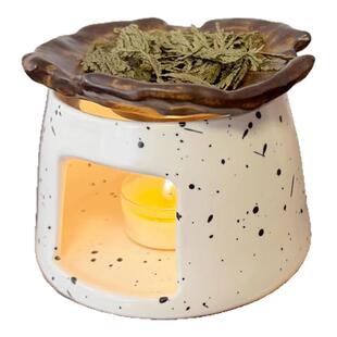 MSL墨圣拉 手工粗陶烘烤炉烤茶叶烤雪松扩香炉香薰炉净化空气磁场