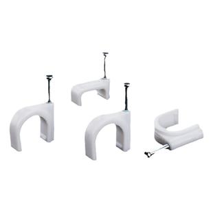 网线固定墙钉圆型方型钢钉线卡子电线卡扣子理线钉4/5/6/7/8/9-25