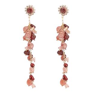 小众度假流苏耳夹女长款海边新款爆款耳环无耳洞复古夸张耳饰高级