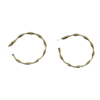 大耳圈耳环GWE竹节圆圈