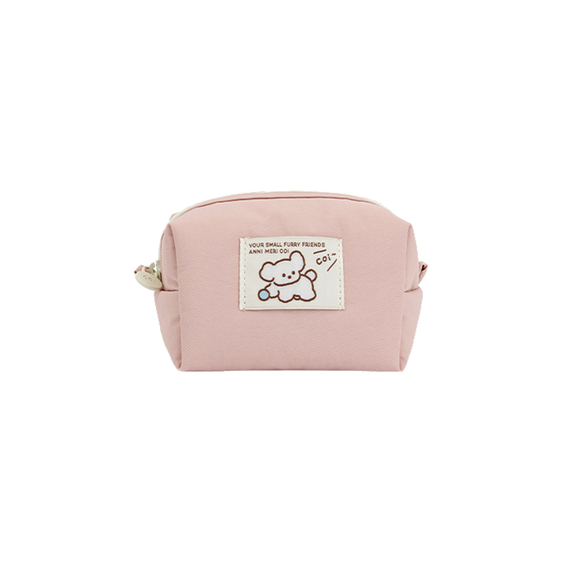 韩国livework防水尼龙立体方形迷你收纳包细物口红包补妆小化妆包