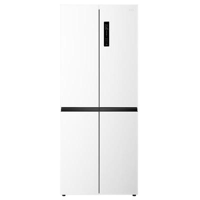 TCL 409升十字对开四开门白色一级变频杀菌除味大容量家用电冰箱