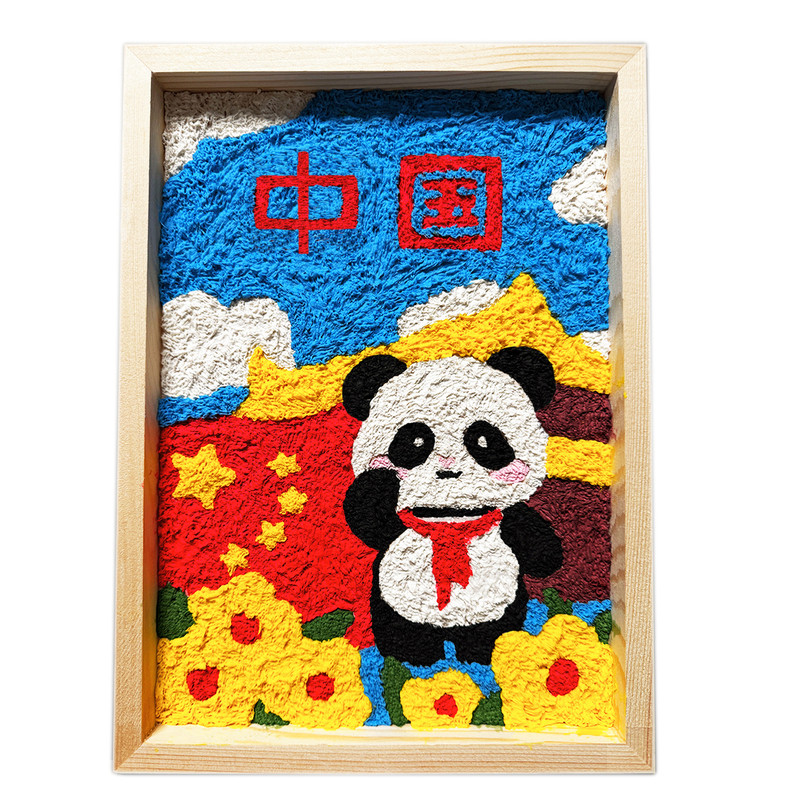 长征精神爱国正能量材料数字油画