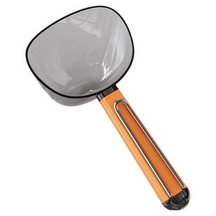 多功能挖面粉奶粉米粉勺子家用舀米勺塑料长柄带夹量勺舀米面勺子