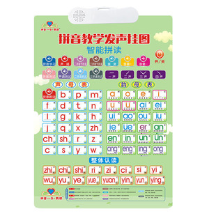 学前儿童拼音拼读训练神器一年级同步声母韵母声调拼音有声挂图