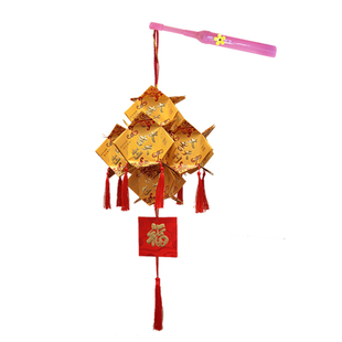 新年手工红包diy灯笼亲子环保作业利是封元宵手提亮灯材料包成品