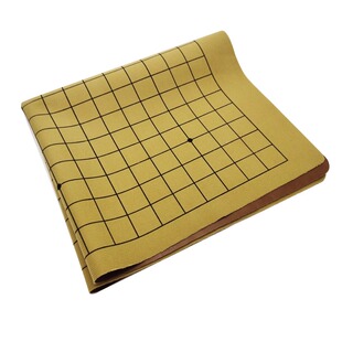 中国象棋皮革棋盘软布大号双面围棋盘十九路PU绒折叠加厚五子棋盘