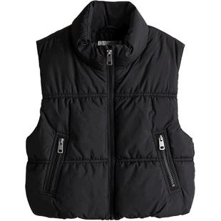 HM童装儿童女童马甲冬季舒适休闲时尚简约背心马甲1233840