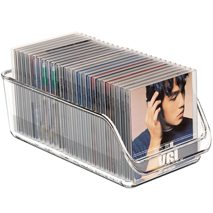 cd盒收纳盒黑胶唱片磁带光盘桌面存放收藏亚克力专辑展示碟片架子