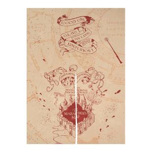 tbh野兽派家居毛毯哈利·波特活点地图针织提花披风毯客厅沙发毯