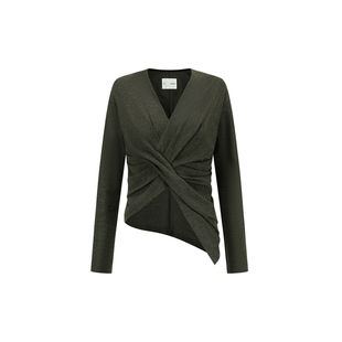 DEEPMOSS 设计师品牌26春夏新款漱绿弹力交织上衣 SOLSOL买手店