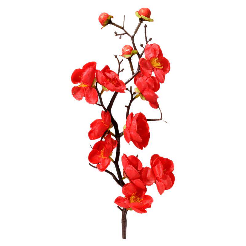 梅花枝生日蛋糕装饰摆件中国风老人过寿祝寿装扮配件插件