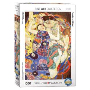 现货Eurographics加拿大进口益智名画拼图3693处女1000片克里姆特